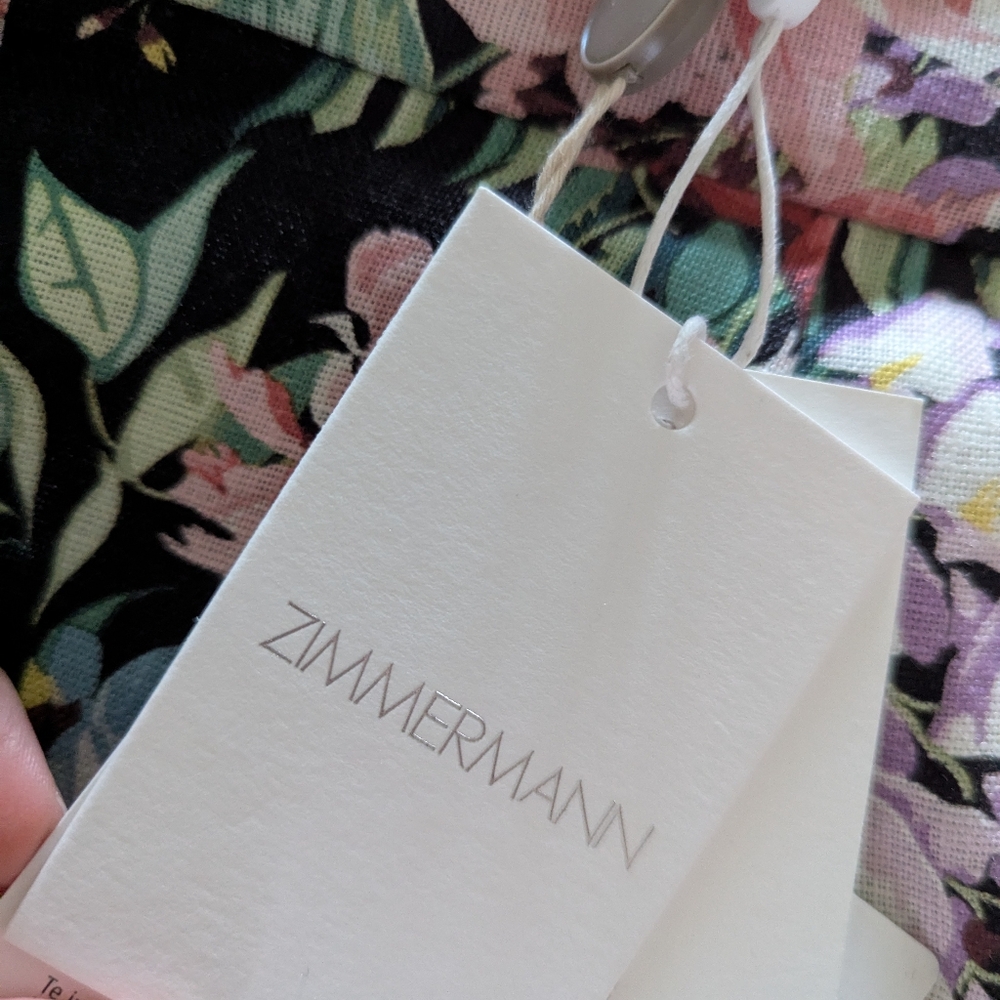 Zimmermann Floral Black Pants - Picture 4 of 4